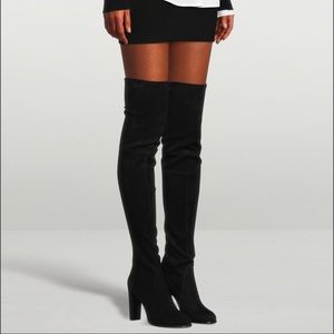 STUART WEITZMAN
Highland Stretch Suede Over-The-Knee Boots